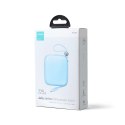 Joyroom powerbank 10000mAh Jelly Series 22.5W z wbudowanym kablem Lightning niebieski (JR-L003)