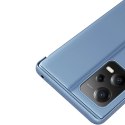 Clear View Case etui do Xiaomi Redmi Note 12 Pro+ pokrowiec z klapką niebieskie