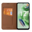 Dux Ducis Skin X2 etui do Xiaomi Redmi Note 12 5G / Poco X5 5G pokrowiec z klapką portfel podstawka brązowe