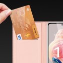 Dux Ducis Skin Pro etui do Xiaomi Redmi Note 12 pokrowiec z klapką portfel na kartę podstawka czarne