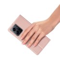 Dux Ducis Skin Pro etui do Xiaomi Redmi Note 12 pokrowiec z klapką portfel na kartę podstawka różowe