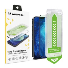 Szkło hartowane 9H z ramką montażową do iPhone 13 Pro Wozinsky Premium Glass - czarne