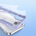 Etui Dux Ducis Skin X Pro na iPhone 15 Plus z MagSafe i klapką - fioletowe