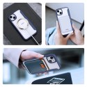 Etui Dux Ducis Skin X Pro na iPhone 15 Plus z MagSafe i klapką - niebieskie