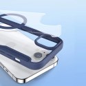 Etui Dux Ducis Skin X Pro na iPhone 15 Plus z MagSafe i klapką - niebieskie