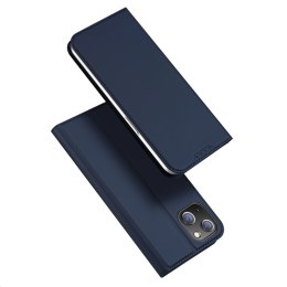 Etui do iPhone 15 Plus pokrowiec z klapką i portfelem Dux Ducis Skin Pro - niebieskie