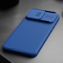 Pancerne etui Nillkin CamShield Pro Magnetic Case do iPhone 15 Pro Max z osłoną na aparat - fioletowe