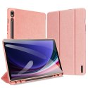 Etui z podstawką Dux Ducis Domo Samsung Galaxy Tab S9 FE - różowe