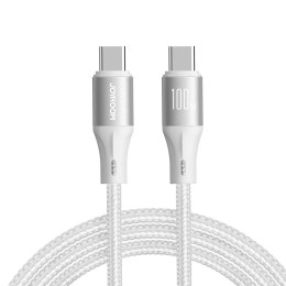 Kabel Joyroom Light-Speed Series S-A25 USB-C / USB-C 100W 1.2m - biały