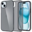 Etui Spigen Crystal Flex na iPhone 15 Plus - szaro-przezroczyste