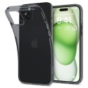 Etui Spigen Crystal Flex na iPhone 15 Plus - szaro-przezroczyste