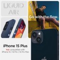 Etui Spigen Liquid Air na iPhone 15 Plus - niebieskie