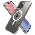 Etui Spigen Ultra Hybrid Mag z MagSafe na iPhone 14 Pro Max - przezroczysto-białe