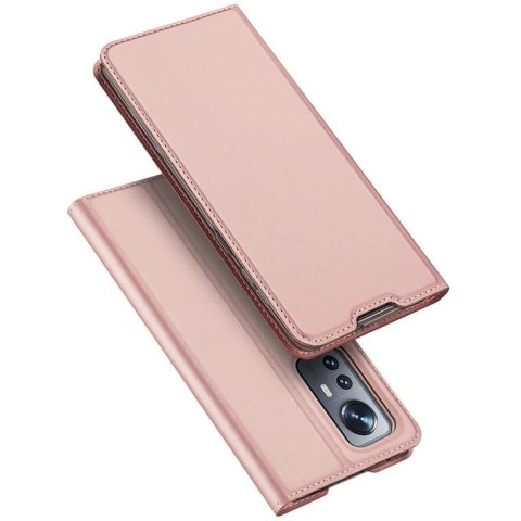 Etui z ekoskóry Dux Ducis Skin Pro do Xiaomi Redmi 12 / Redmi 12R - różowe