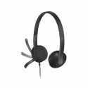 Headphones with Microphone Logitech 981-000475 Black