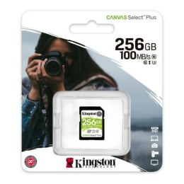 SD Memory Card Kingston Canvas Select Plus Black 256 GB