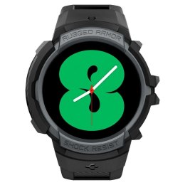 Etui z paskiem Spigen Rugged Armor Pro na Samsung Galaxy Watch 4 / 5 (44 mm) - szare