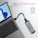 EEM2-SA Obudowa zewnętrzna aluminiowa bezśrubowa USB 3.2 GEN 1 M.2 SATA SSD