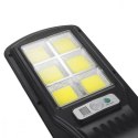 Solarna lampa uliczna LED z czujnikiem i pilotem MCE446