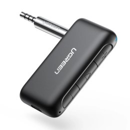 Ugreen odbiornik dźwięku Bluetooth 5.0 audio AUX mini jack do samochodu czarny (70303)