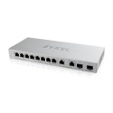 Przełącznik 12-Port Gigabit Unmanaged Switch with 8-Port 1G + 2-Port 2.5G + 2-Port SFP+ XGS1010-12-ZZ0102