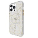 Case-Mate Floral Gems MagSafe - iPhone 15 Pro Max Case (Gold)