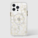 Case-Mate Floral Gems MagSafe - iPhone 15 Pro Max Case (Gold)