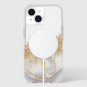 Case-Mate Karat MagSafe - Case for iPhone 15 / iPhone 14 / iPhone 13 decorated with gold (Marble)