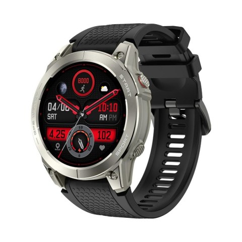 Smartwatch Manta SWA001SL Black Orange Silver 1,43"