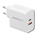 Wall Charger Qoltec 51715 White (1 Unit)