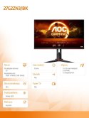 Monitor 27G2ZN3 27 cali Fast VA 280Hz HDMIx2 DP Pivot