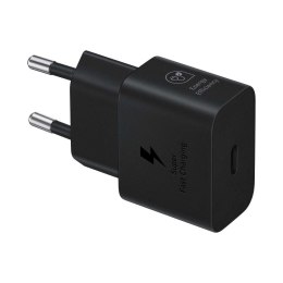 Ładowarka sieciowa Samsung EP-T2510NBEGEU GaN USB-C 25W SFC - czarna