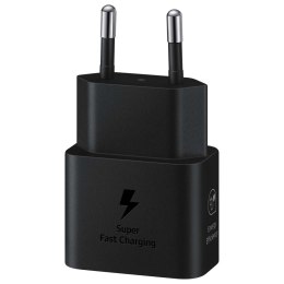 Ładowarka sieciowa Samsung EP-T2510NBEGEU GaN USB-C 25W SFC - czarna