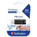 Pendrive Verbatim Pinstripe Black 64 GB (10 Units)