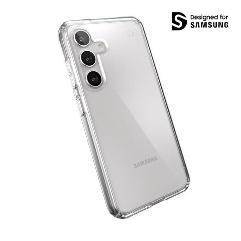 Speck Presidio Perfect-Clear - Case for Samsung Galaxy S24 (Clear/Clear)