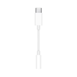 Adapter audio Apple MU7E2ZM/A USB-C - mini jack 3.5 mm - biały