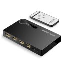 Ugreen przełącznik rozdzielacz splitter switch HDMI - 3x HDMI 3D 4K 7,5 Gbps 36 bit na kanał czarny (40234)