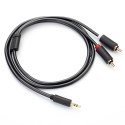 Kabel Ugreen AV102 10512 3,5 mm mini jack (męski) / 2RCA (męski) 3m - szary