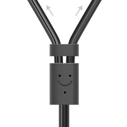 Kabel Ugreen AV102 10588 audio mini jack 3,5mm (żeński) - 2RCA (męski) 1m - szary