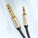 Kabel Ugreen AV127 10629 audio TRS mini jack 3,5mm / jack 6,35mm 3m - szary