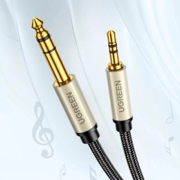 Kabel Ugreen AV127 10629 audio TRS mini jack 3,5mm / jack 6,35mm 3m - szary