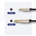 Kabel Ugreen AV127 10629 audio TRS mini jack 3,5mm / jack 6,35mm 3m - szary