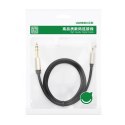 Kabel Ugreen AV127 10629 audio TRS mini jack 3,5mm / jack 6,35mm 3m - szary