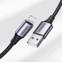 Kabel Ugreen US199 60158 USB-A / Lightning MFi 2m - czarny