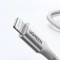 Kabel Ugreen US304 70523 USB-C / Lightning MFi 1m - srebrny