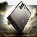 Etui Spigen Tough Armor na Samsung Galaxy S24+ - metaliczny szary