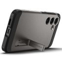 Etui Spigen Tough Armor na Samsung Galaxy S24+ - metaliczny szary