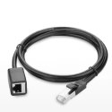 Kabel Ugreen NW112 11283 sieciowy Ethernet RJ45 (żeński) - RJ45 (męski) F/UTP Cat. 6 1 Gbps 5m - czarny