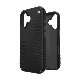 Speck Presidio2 Grip - Case for iPhone 16 (Black / Slate Grey / White)