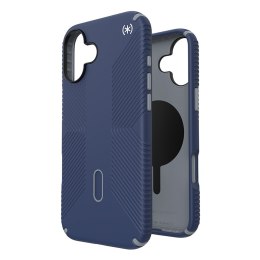 Speck Presidio2 Grip ClickLock & MagSafe - Case for iPhone 16 Plus (Coastal Blue / Dust Grey / White)